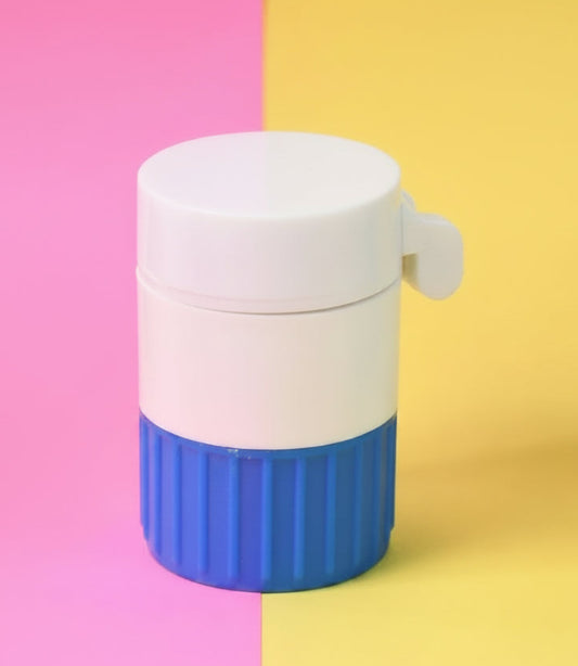 4-in-1 Medicine Cutter, Crusher, Storage Box for Pills